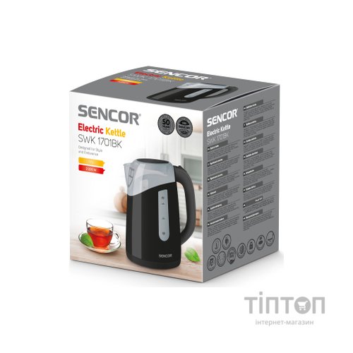 Електрочайник Sencor SWK1701BK