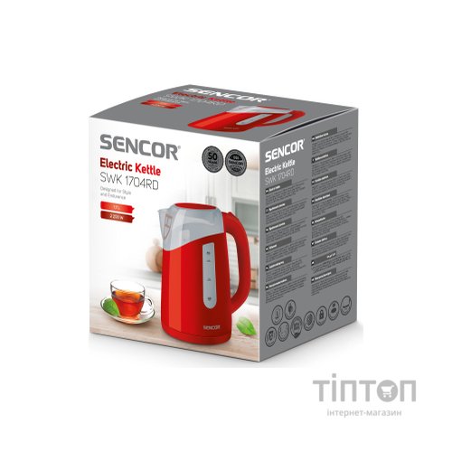 Електрочайник Sencor SWK1704RD