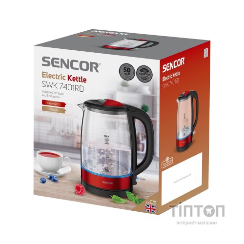 Електрочайник Sencor SWK7401RD