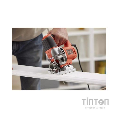 Електролобзик Black&Decker 50 Вт, 1000 - 3100 хід/хв, 2.2 кг, кейс (BES610K)