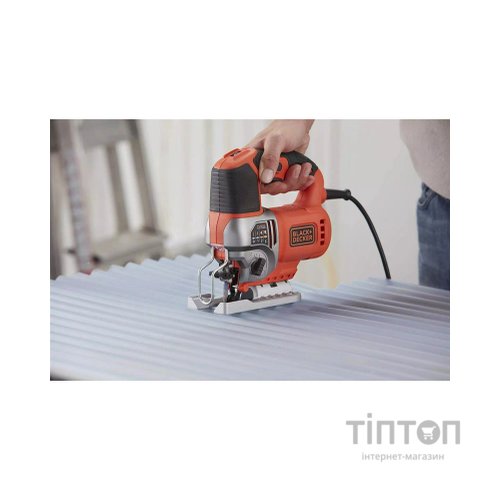 Електролобзик Black&Decker 50 Вт, 1000 - 3100 хід/хв, 2.2 кг, кейс (BES610K)