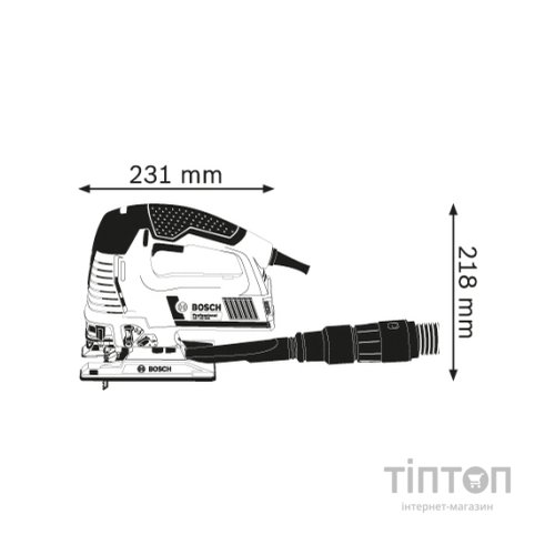 Електролобзик Bosch GST 160 BCE (0.601.518.000)