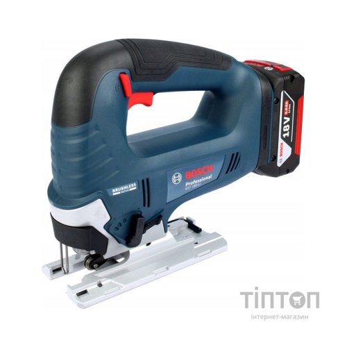 Електролобзик Bosch GST 185-LI, 18В, 4Аг, 0-3500 об/хв, хід 26мм, кейс (0.601.5B3.023)