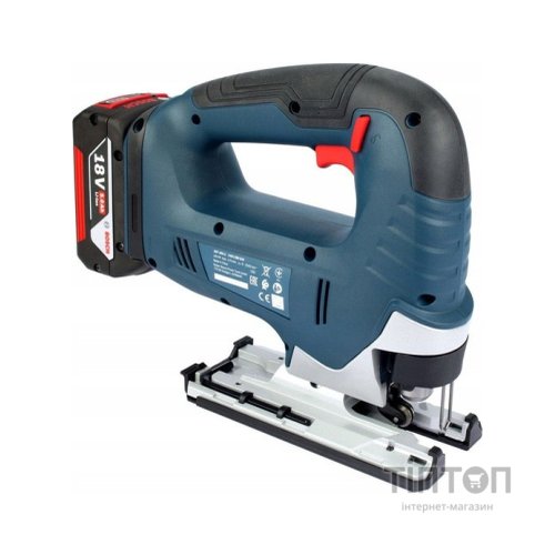 Електролобзик Bosch GST 185-LI, 18В, 4Аг, 0-3500 об/хв, хід 26мм, кейс (0.601.5B3.023)