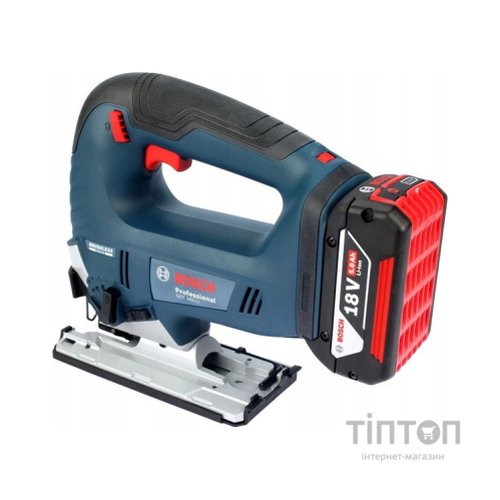 Електролобзик Bosch GST 185-LI, 18В, 4Аг, 0-3500 об/хв, хід 26мм, кейс (0.601.5B3.023)