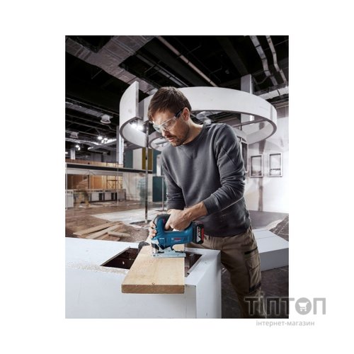 Електролобзик Bosch GST 185-LI, 18В, 4Аг, 0-3500 об/хв, хід 26мм, кейс (0.601.5B3.023)