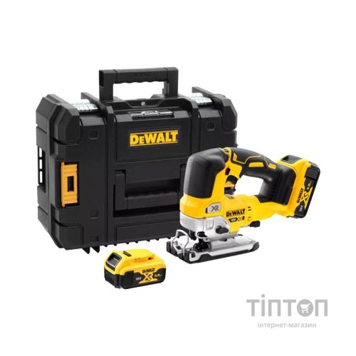 Електролобзик DeWALT 18В XR Li-lon, 1000 - 3200 ход/хв, TSTAK (без АКБ та ЗП) (DCS334NT)