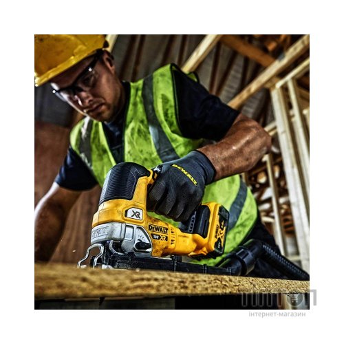 Електролобзик DeWALT 18В XR Li-lon, безщітковий, 2x5Ah, ЗП, кейс TSTAK (DCS334P2)