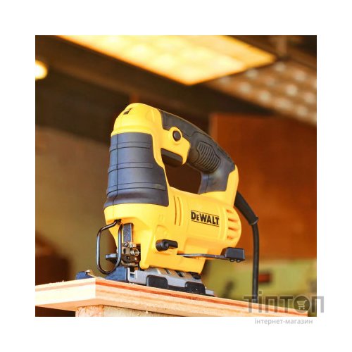 Електролобзик DeWALT 650 Вт, 500 - 3200 хід/хв, 2.4 кг (DWE349)