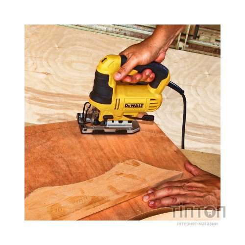 Електролобзик DeWALT 650 Вт, 500 - 3200 хід/хв, 2.4 кг (DWE349)