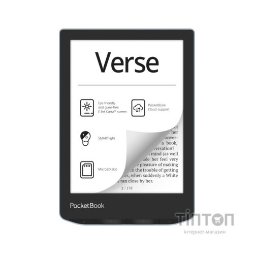 Електронна книга Pocketbook 629 Verse Bright Blue (PB629-2-CIS)