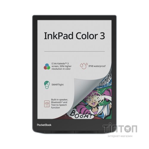 Електронна книга Pocketbook 743K3 InkPad Color 3, Stormy Sea (PB743K3-1-CIS)