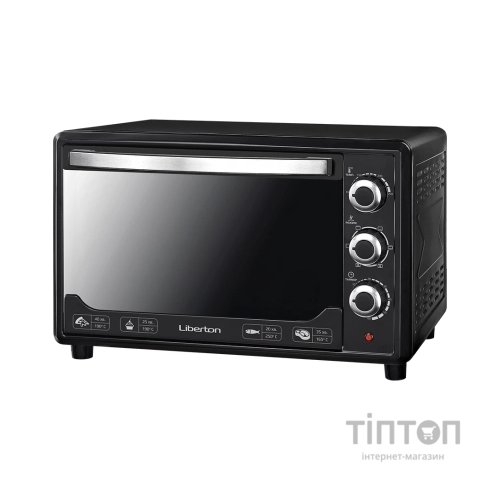 Електропіч Liberton LEO-480 Black Mirror