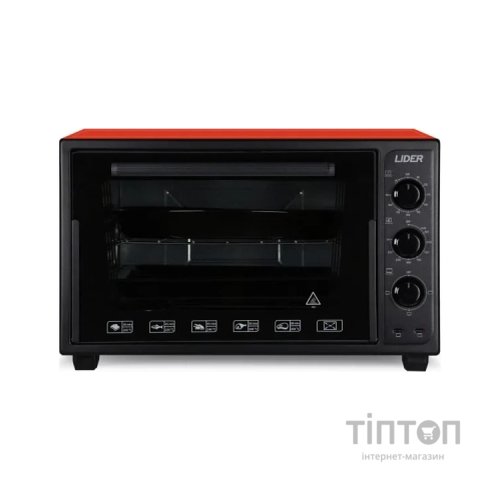 Електропіч LIDER 3623 ECO BLACK-RED