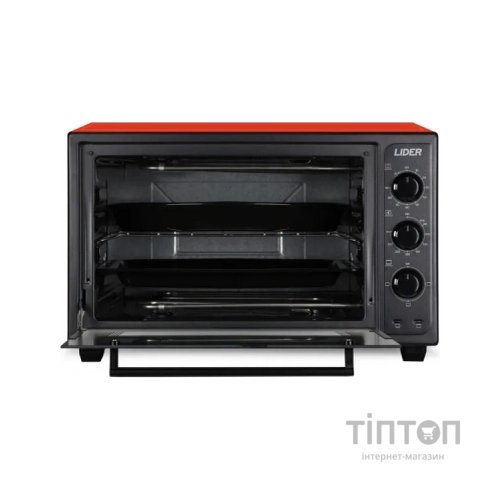 Електропіч LIDER 3623 ECO BLACK-RED