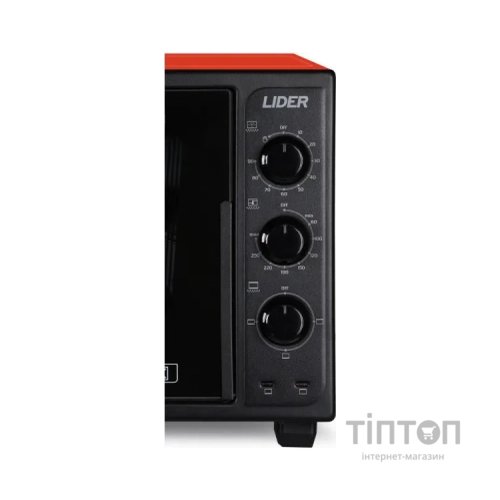 Електропіч LIDER 3623 ECO BLACK-RED