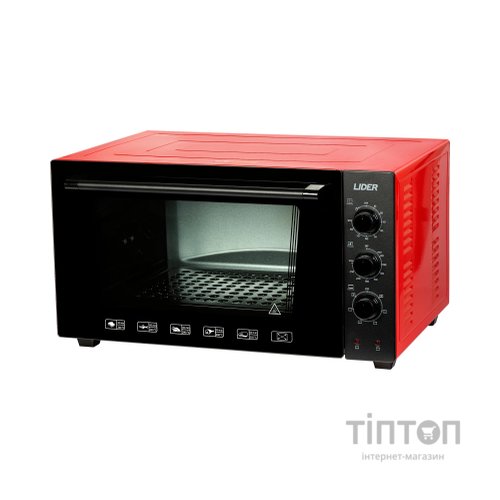Електропіч LIDER 4223 LUX Black-Red