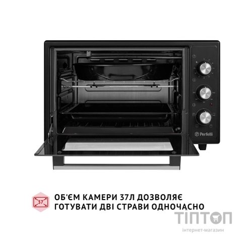 Електропіч Perfelli MIRAGE 37 BLACK