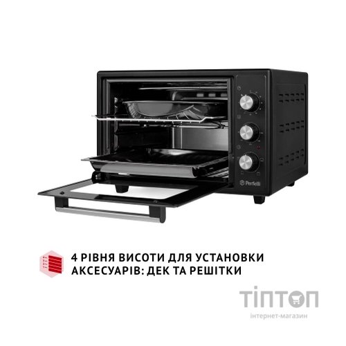 Електропіч Perfelli MIRAGE 37 BLACK