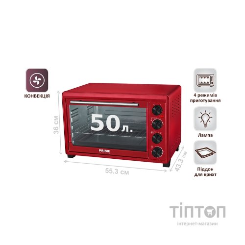 Електропіч PRIME Technics PEO 5080 R