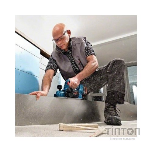 Електрорубанок Bosch GHO 185-LI, 18В, 82мм, стругання до 2.6мм, паз до 9мм (без АКБ та ЗП) (0.601.5B5.021)