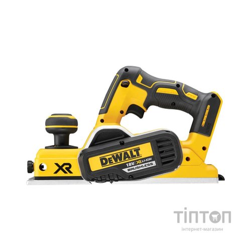 Електрорубанок DeWALT 18 В XR Li-lon, 82 мм, TSTAK (без АКБ та ЗП) (DCP580NT)