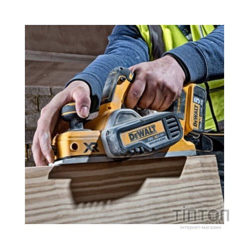 Електрорубанок DeWALT 18 В XR Li-lon, ширина 82 мм, 2*5Ah, кейс (DCP580P2)