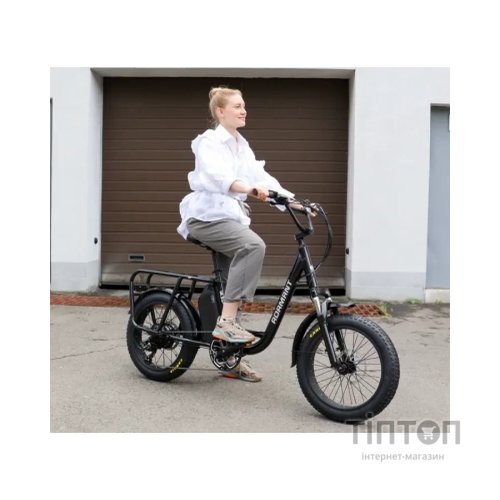 Електровелосипед Dorozhnik 20" ADAMANT DD FR рама-18,5" 8B 17.5А*г 500Вт 2026 чорний (ELB-D-20-077)