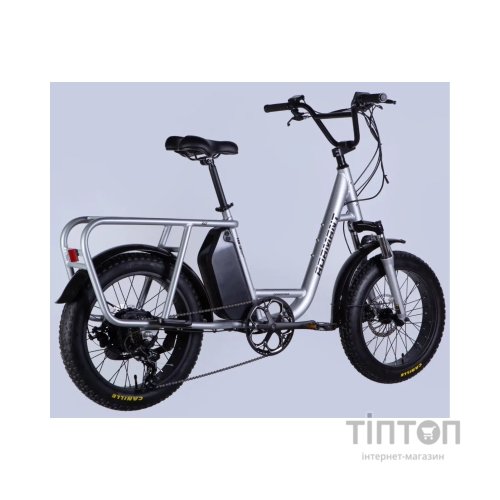 Електровелосипед Dorozhnik 20" ADAMANT DD FR рама-18,5" 8B 17.5А*г 500Вт 2026 срiблястий (ELB-D-20-076)