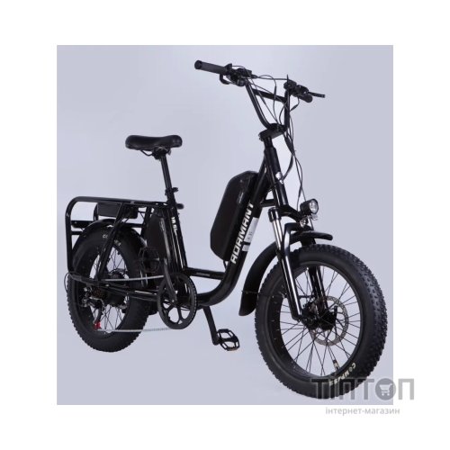 Електровелосипед Dorozhnik 20" ADAMANT HDD рама-18,5" 48B 17.5+12.5А*г 1000Вт 2026 чорний (ELB-D-20-081)