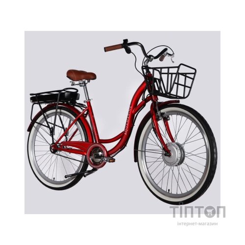 Електровелосипед Dorozhnik 26" eAQUAMARINE BH рама-17" 36B 13А*г 500Вт 2026 бордовий (ELB-D-26-315)