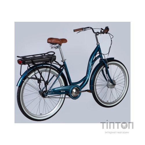 Електровелосипед Dorozhnik 26" eAQUAMARINE BH рама-17" 36B 13А*г 500Вт 2026 темно-синій (ELB-D-26-294)