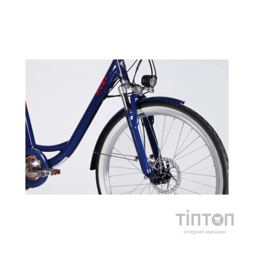 Електровелосипед Dorozhnik 26" eRUBY DD FR рама-17" 36B 13А*г 500Вт 2026 темно-синій (ELB-D-26-299)