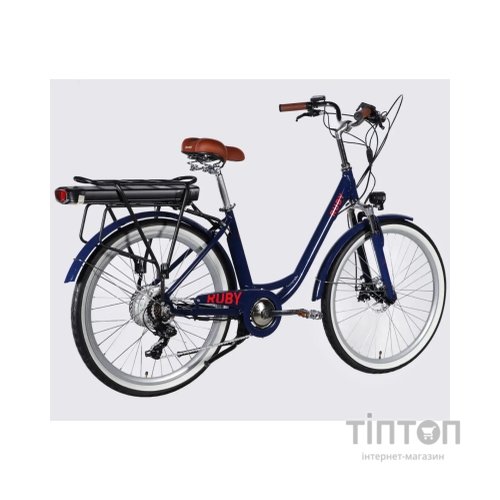 Електровелосипед Dorozhnik 26" eRUBY DD FR рама-17" 48B 15А*г 500Вт 2026 темно-синій (ELB-D-26-302)