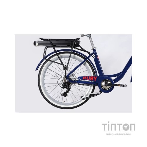 Електровелосипед Dorozhnik 26" eRUBY DD FR рама-17" 48B 15А*г 500Вт 2026 темно-синій (ELB-D-26-302)
