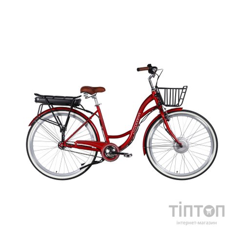 Електровелосипед Dorozhnik 28" eAQUAMARINE BH рама-19" 36B 13А*г 500Вт 2026 бордовий (ELB-D-28-134)