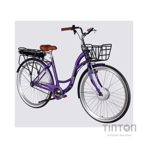 Електровелосипед Dorozhnik 28" eAQUAMARINE BH рама-19" 36B 13А*г 500Вт 2026 фіолетовий (ELB-D-28-108)