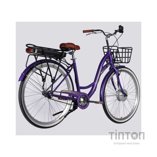 Електровелосипед Dorozhnik 28" eAQUAMARINE BH рама-19" 36B 13А*г 500Вт 2026 фіолетовий (ELB-D-28-108)
