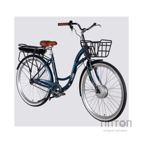 Електровелосипед Dorozhnik 28" eAQUAMARINE BH рама-19" 36B 13А*г 500Вт 2026 темно-синій (ELB-D-28-107)