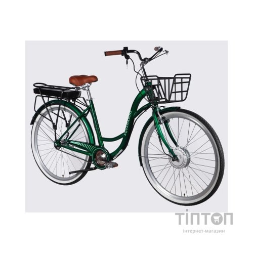 Електровелосипед Dorozhnik 28" eAQUAMARINE BH рама-19" 36B 13А*г 500Вт 2026 зелений (ELB-D-28-136)
