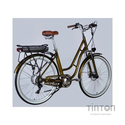 Електровелосипед Dorozhnik 28" eCORAL DD FR рама-19" 48B 17.5А*г 500Вт 2026 бронзовий (ELB-D-28-119)
