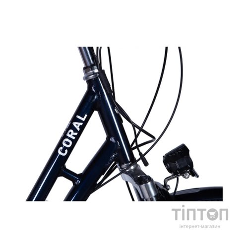 Електровелосипед Dorozhnik 28" eCORAL DD FR рама-19" 48B 17.5А*г 500Вт 2026 темно-сірий (ELB-D-28-118)