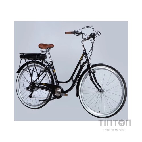Електровелосипед Dorozhnik 28" eRETRO Vbr FR рама-19" 36B 13А*г 500Вт 2026 чорний (ELB-D-28-113)