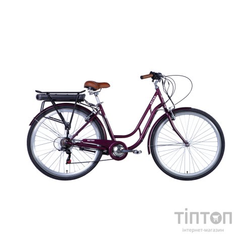Електровелосипед Dorozhnik 28" eRETRO Vbr FR рама-19" 36B 13А*г 500Вт 2026 малиновий (ELB-D-28-112)