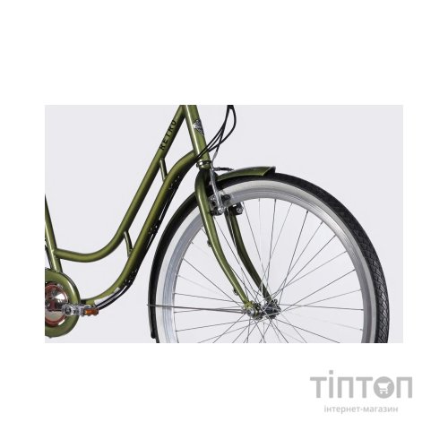 Електровелосипед Dorozhnik 28" eRETRO Vbr FR рама-19" 36B 13А*г 500Вт 2026 темно-зелений (ELB-D-28-110)