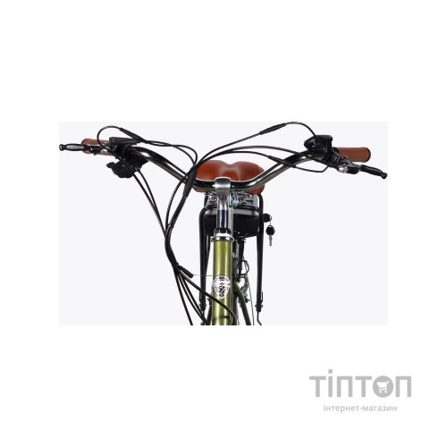 Електровелосипед Dorozhnik 28" eRETRO Vbr FR рама-19" 36B 13А*г 500Вт 2026 темно-зелений (ELB-D-28-110)