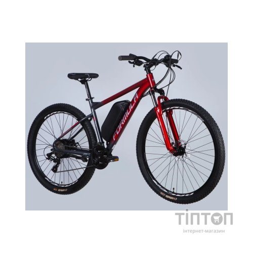 Електровелосипед Formula 29" eF-1 DD CS рама-18,5" 48B 12.5А*г 500Вт 2026 червоно-сріблястий (ELB-FR-29-249)
