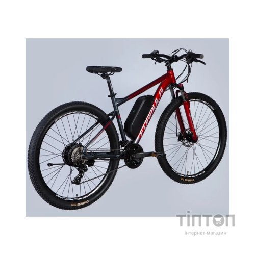 Електровелосипед Formula 29" eF-1 DD CS рама-18,5" 48B 12.5А*г 500Вт 2026 червоно-сріблястий (ELB-FR-29-249)