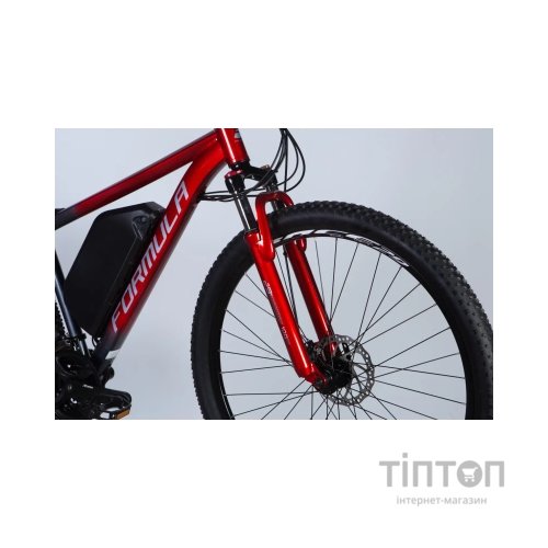 Електровелосипед Formula 29" eF-1 DD CS рама-21" 48B 12.5А*г 500Вт 2026 червоно-сріблястий (ELB-FR-29-253)