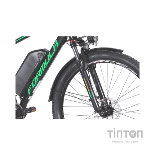 Електровелосипед Formula eCURSOR MAN AM DD 29" 19" 48B 13А*г 500Вт 2026 чорно-зелений (ELB-FR-29-242)